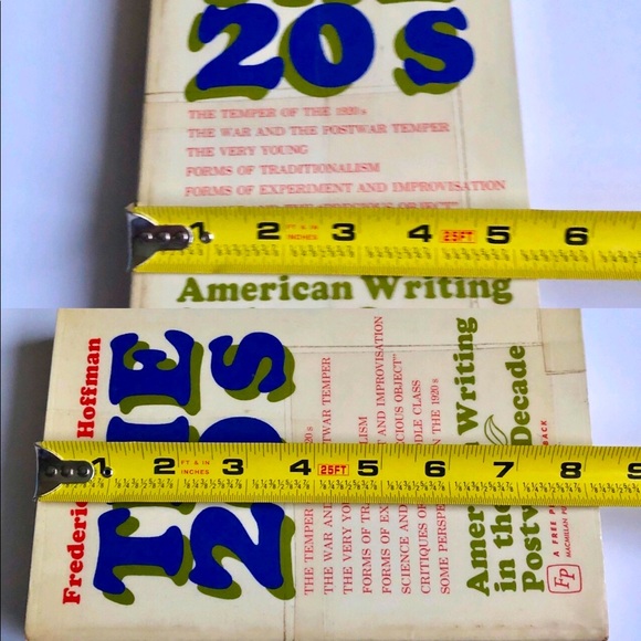 THE 20S American Writing in Postwar Decade by Frederick J. Hoffman Vintage Book - Picture 9 of 13